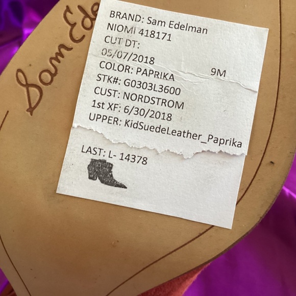 Sam Edelman Paprika Suede Booties - Picture 6 of 8